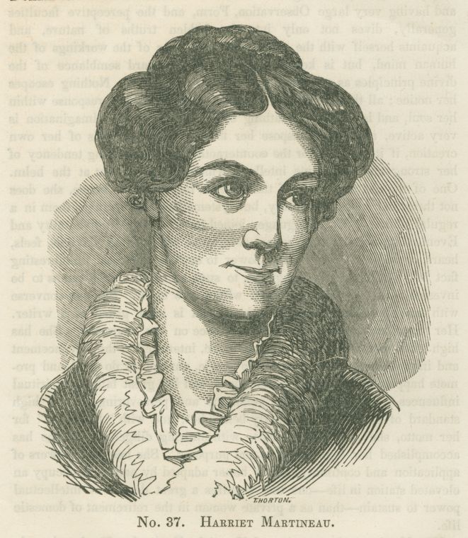 Harriet Martineau, sketch